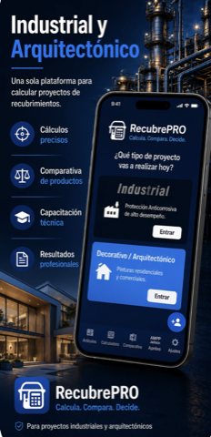 RecubrePRO — catálogo industrial